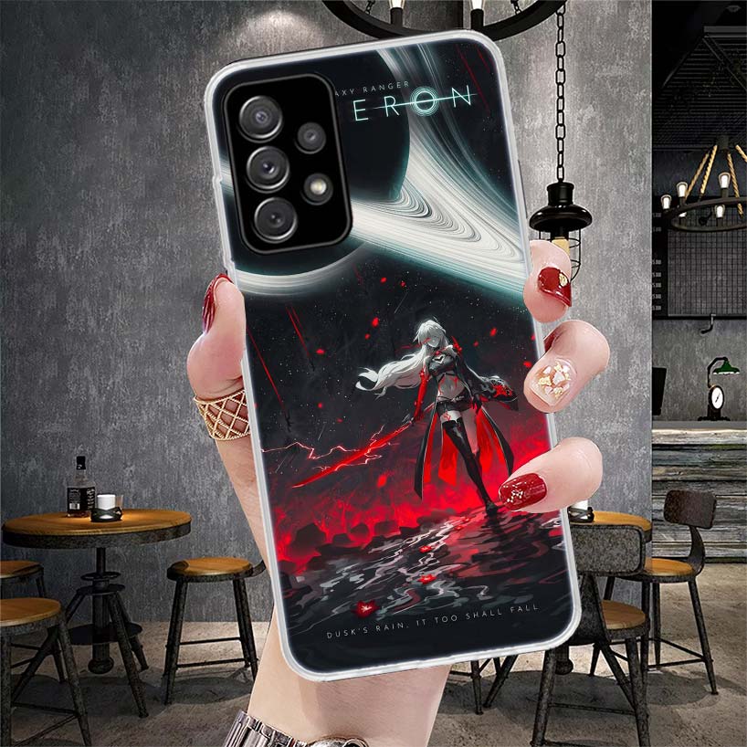 Чехол для телефона Honkai Star Rail Acheron для Samsung Galaxy A71 A51 A41 A31 A21S A11 A70 A50 A40 A30 A20E A10S A20S A6 A7 A8 A9 + Sof