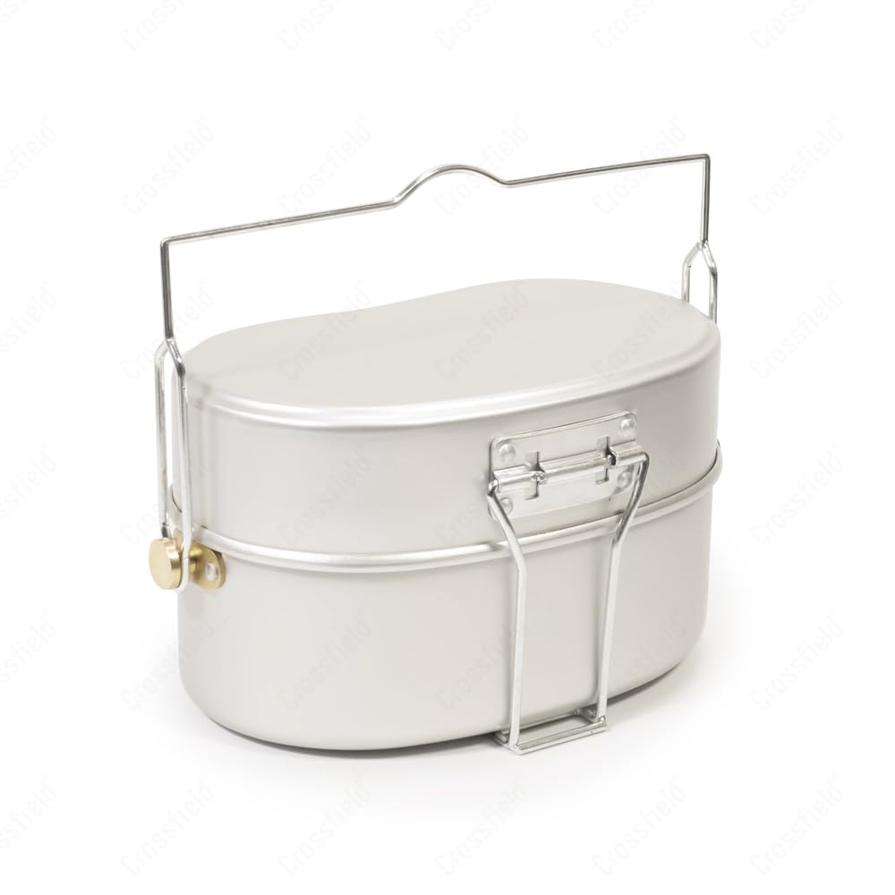 Crossfield Combat Meal Cup 2 Type New Lot Edition Camping Solo Camp Military Style Meal Cooker 2 Cups Bonfire Cooker Mestin Steam Cooking Simultaneous