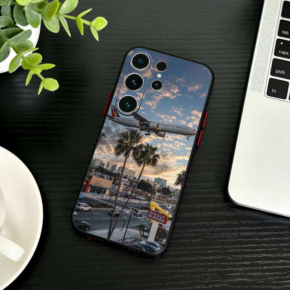 Чехол для телефона A-Самолет для Samsung S26,S25,S24,S23,S22,S21,S20,Plus,Fe,Lite,Другие Черный Чехол