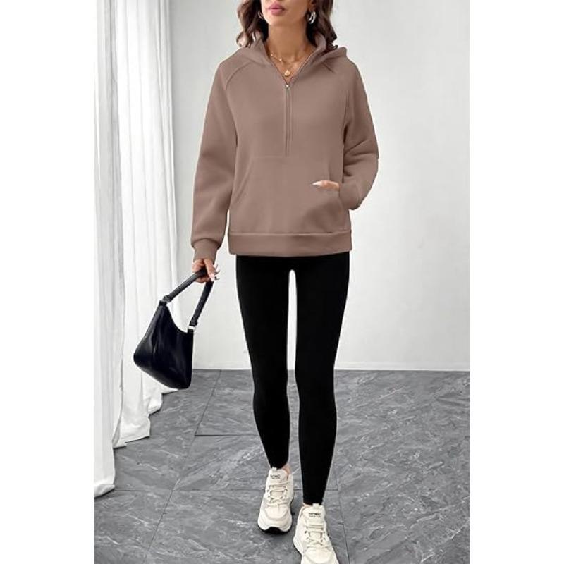 JKASHDK Женские модные повседневные однотонные худи и свитшоты с капюшоном и длинными рукавами с принтом