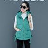 Woman Vest Autumn Winter Warm Down Cotton Vests Female Thick Hooded Waistcoat Women's Sleeveless Jacket Vest Coat