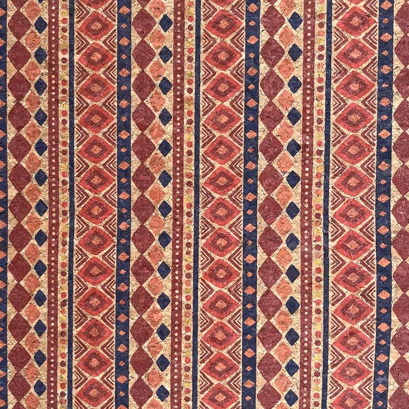 100x135cm Thick Natural Cork Printing Leather Fabric Luggage Handbag Wood Grain Decorative PU Fabric DIY Shoes Accessories