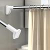 [Drill-Free Adjustable Rod] Multifunctional Adjustable Rod, No Need for Punching Holes - Shower Curtain Rod, Door Curtain Rod, Wardrobe Support Rod