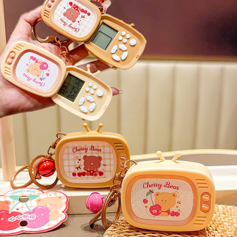 Console Game Tv Cartoon Keychain Pendant Small Gift For Accessories Daily