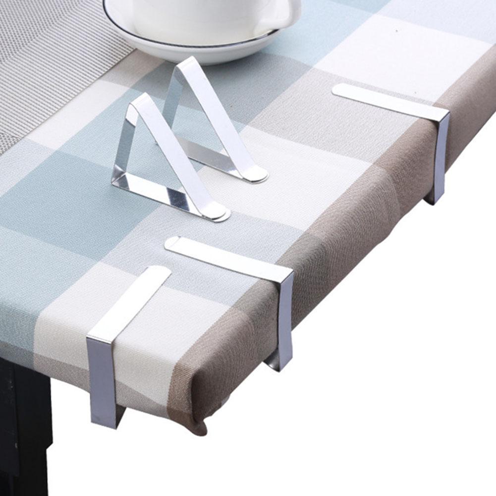 8 шт. Зажимы для скатерти из нержавеющей стали, свадебные зажимы для скатерти для пикника, держатели для скатерти для круглого стола, устойчивые зажимы для дома, фиксирующие зажимы