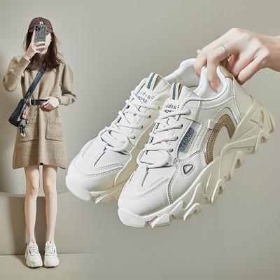 Новые папины кроссовки Студенческие спортивные кроссовки на толстой подошве для увеличения роста для бега и повседневной носки