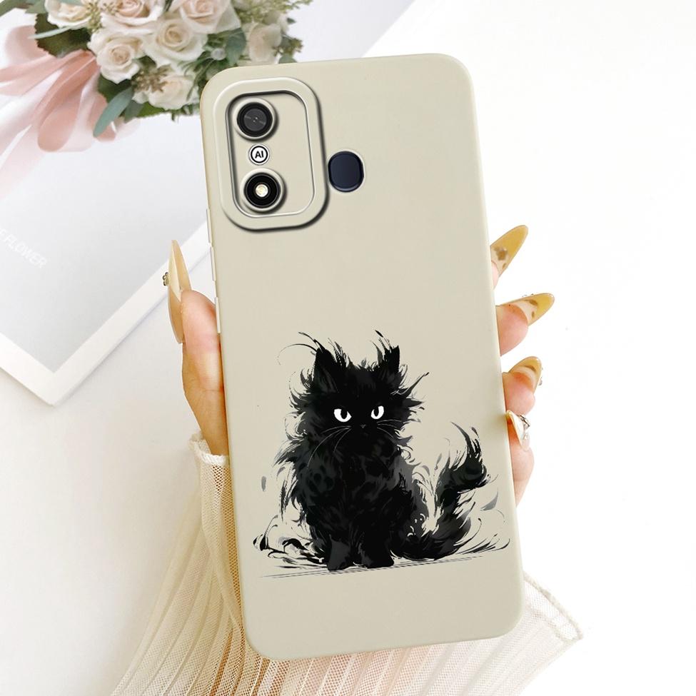 For ITEL A27 Case A551L Silicone Luxury Fashion Cool Kawaii Cute Painted Bumper Cover For ITELA27 ITEL A 27 Casing