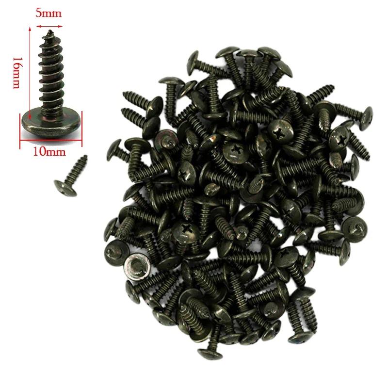 Self-tapping Screws Car Metal Screw Fastener Clips Screw M5 Anti-rust Screw for Car Motorcycle Scooter ATV Moped E-bike
