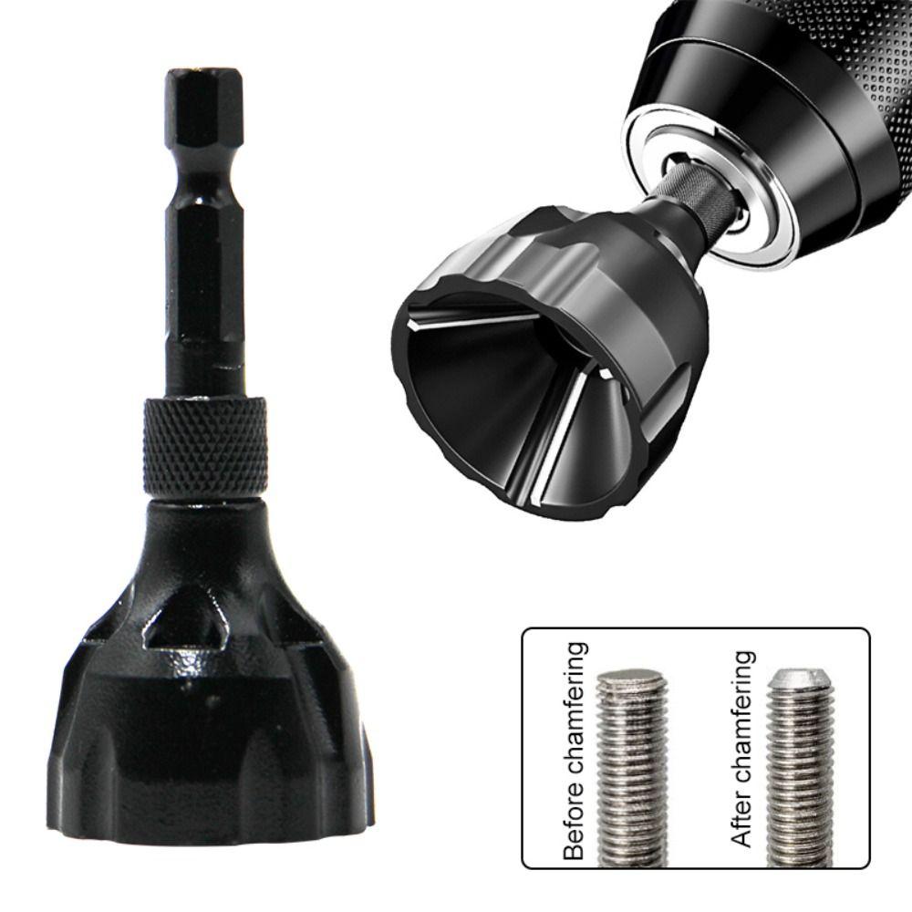 Thread Drill Bit Deburring Circle Deburring External Sturdy Remove Burr  Repair Bolt