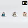 [1+1] Choose 1 of 3 Little Crab Fashion Piercings (Sold Individually)