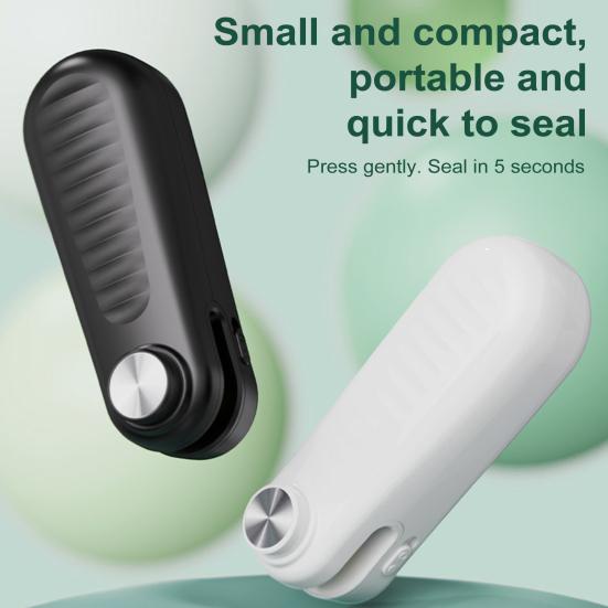 Мини-запайщик пакетов с резаком, перезаряжаемая термосварочная машина 1200 мАч, портативный запайщик для пакетов