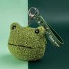 Earphone Storage bag Couple Gift Mini Wallet Keychain Frog Plush Coin Bag Zipper Coin Purses
