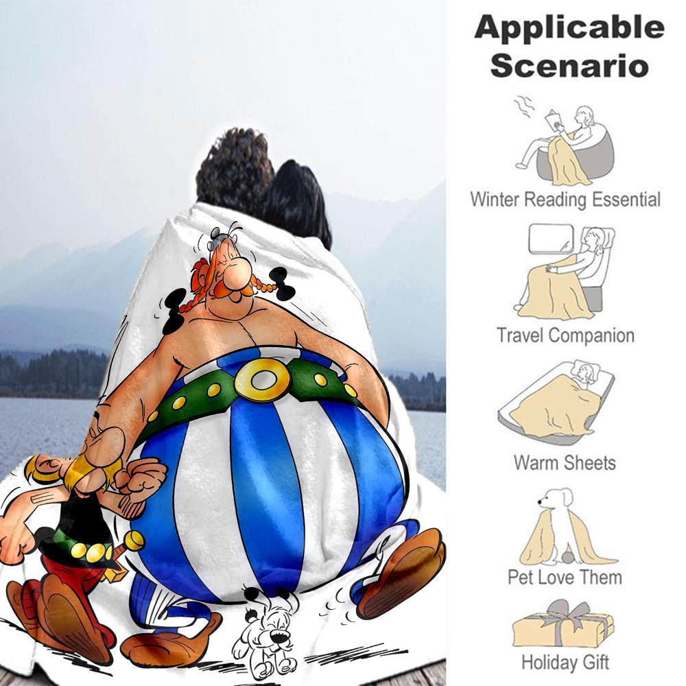 Asterix Blanket, High quality Comfortable for All Seasons, Home Decor, Warmth and Comfort