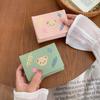 2025 New Women's Card Bag, Women's High-end Short Student Women's Wallet Ins Women's Embroidery Small Three-fold Wallet