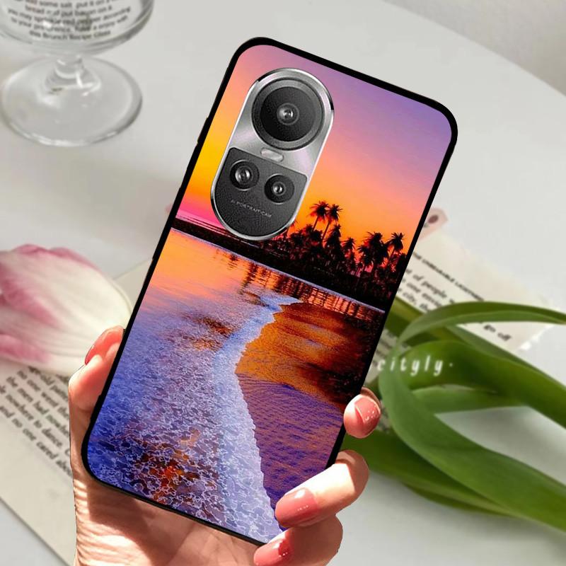 Чехол для Oppo Reno 10 5G CPH2531 Reno10 Ударопрочный Мягкий ТПУ Силиконовый Чехол для Телефона Для Oppo Reno 10 Pro 5G CPH2525 Funda Мультяшный