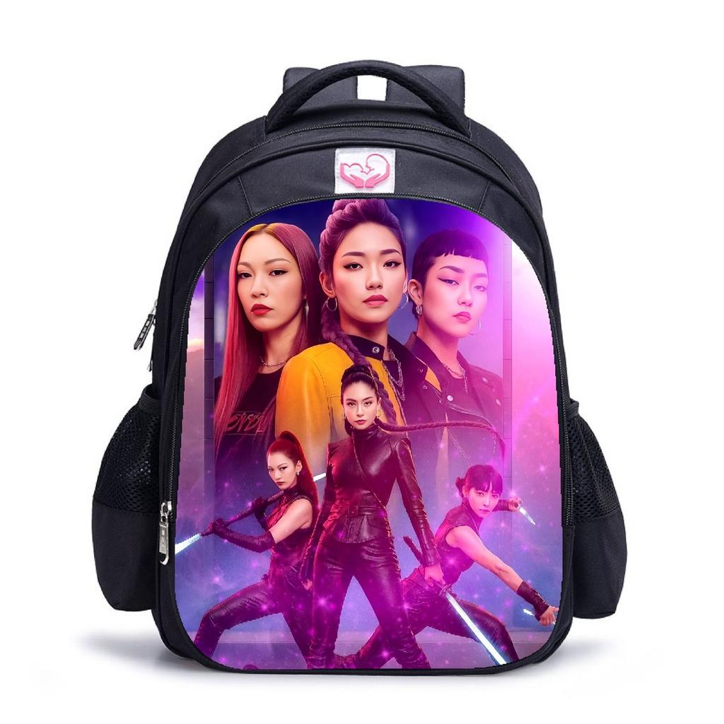 Повседневная сумка через плечо с рисунком из мультфильма для учеников младших классов средней школы, рюкзаки большой вместимости