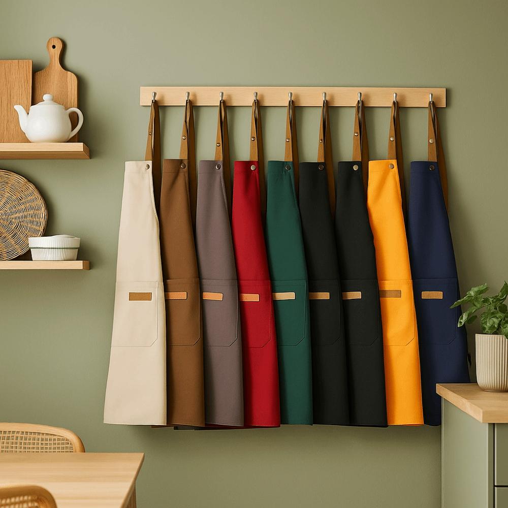 Oil Resistant Waterproof Apron Multi-function Chef Apron Work Clothes Cleaning Apron Waiter
