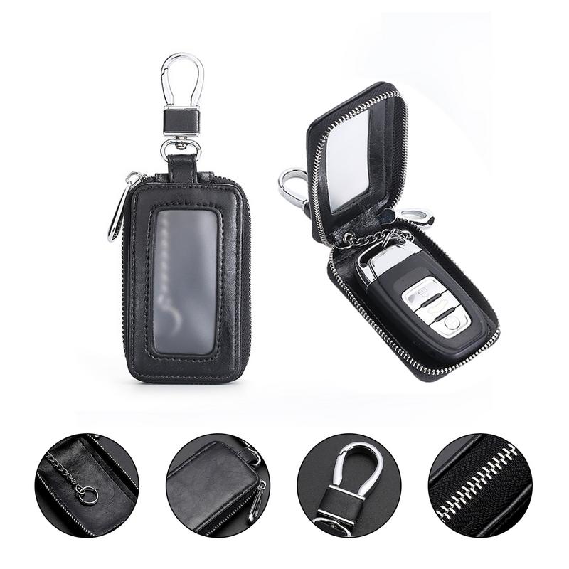 Модная сумка для ключей автомобиля из коровьей кожи, сумка для ключей автомобиля, поясная подвеска, пряжка для ключей, портативная милая сумка-брелок, автомобильные аксессуары