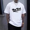 T-shirt Short-sleeved New York Letter Print Summer New Men's Clothing