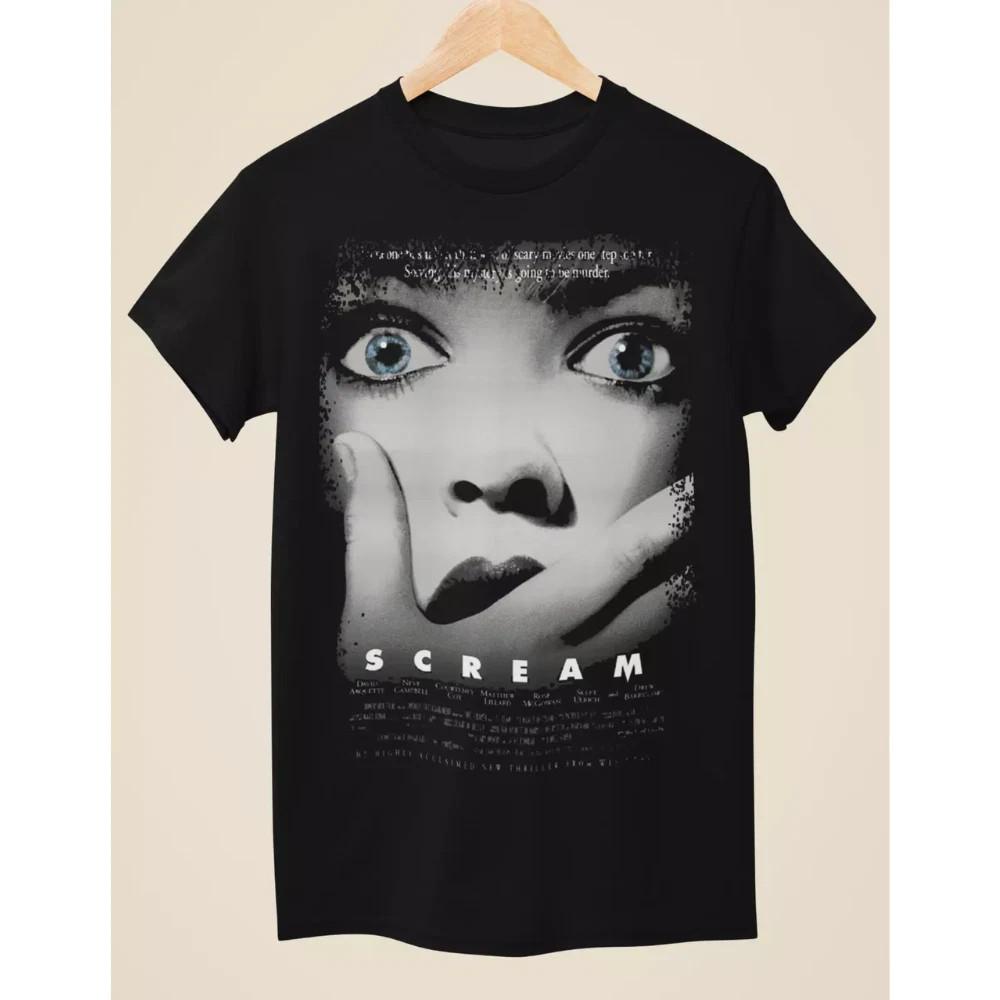 Scream Movie Poster Inspired Black T-Shirt