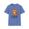 Unisex Softstyle T-Shirt Grumpy Cat Funny Tabby Kitten I’m Allergic To Smiles