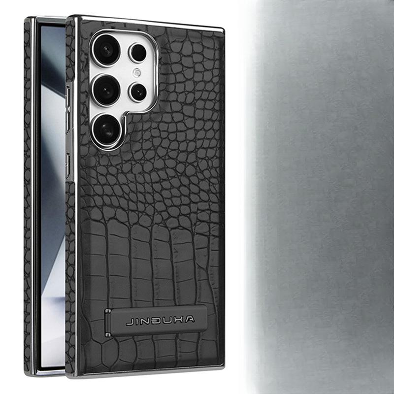 Подходит для чехла для мобильного телефона Samsung S24ultra, узор крокодила, магнитный абсорбер, Samsung с полной защитой S25u, подставка 23u, мужской кожаный чехол