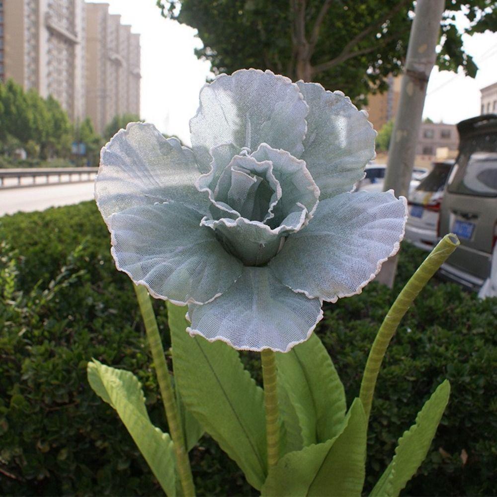 Трехмерный искусственный цветок роза шелковая пряжа фон стена новый большой искусственный цветок