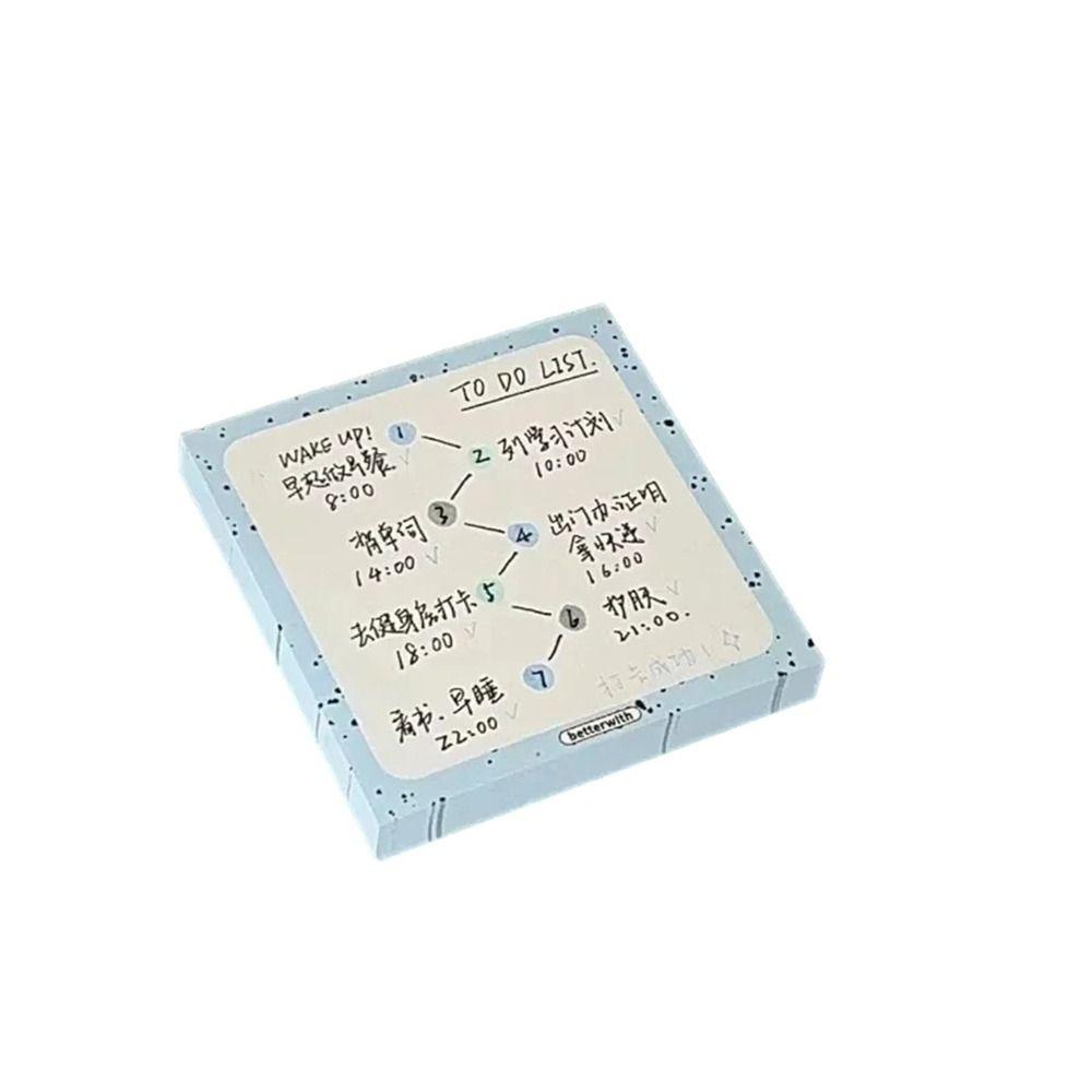 50 Pads/Pack School Stationery Scrapbooking Notepads Paper Planner Sticky Notes Student