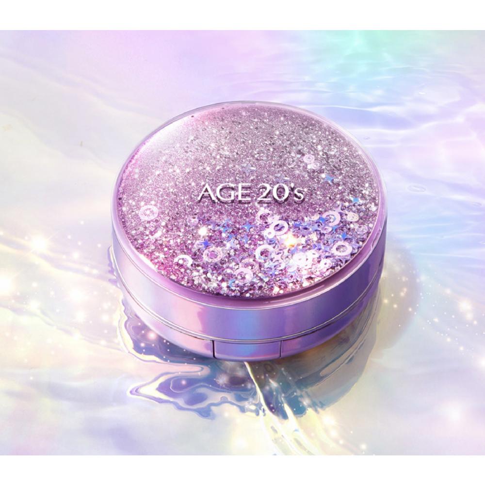 Age to Wenness Shining Drop Pact Edition Case + Refill 12.5gx 3p, No. 23, 1 комплект