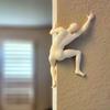 Unique Climber Sculpture Wall Decor Funny Quirky Strange Poses Resin Mountaineering Sculpture Ornament Children Birthday Gifts