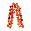175/200CM Artificial Maple Leaf Garland Home Garden Indoor Outdoor Hanging Faux Red Leaves Plants Vine Halloween Fall Harvest Festival Decoration