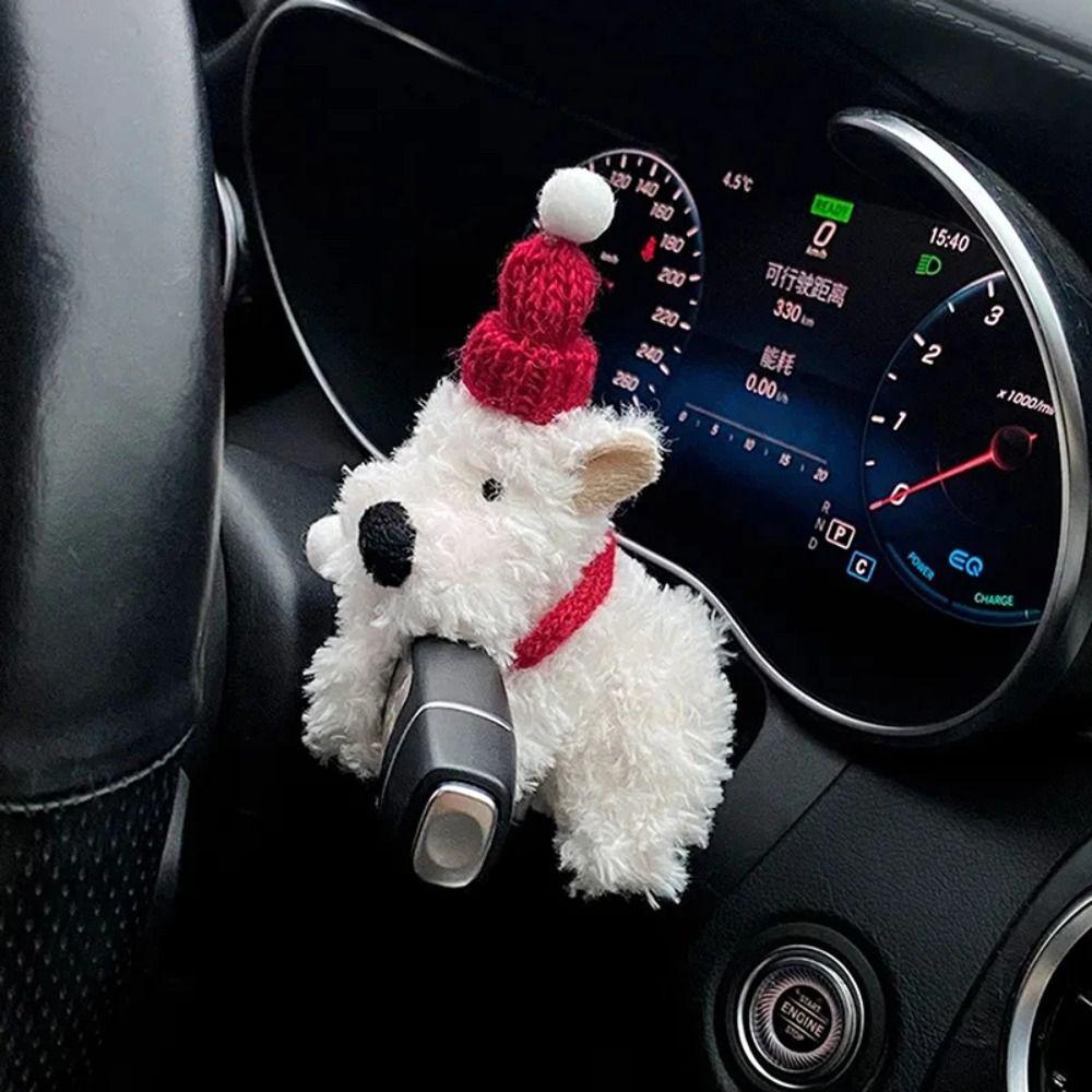 Клатч-украшение West Highland White Terrier Мультяшные куклы Декорация бампера автомобиля Подвесное украшение Щенячье декоративное