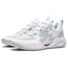 Li Ning Wade ALLDAY Wade ALLDAY Удобные износостойкие дышащие низкие баскетбольные кроссовки мужские Белые Серые ABPT007-4