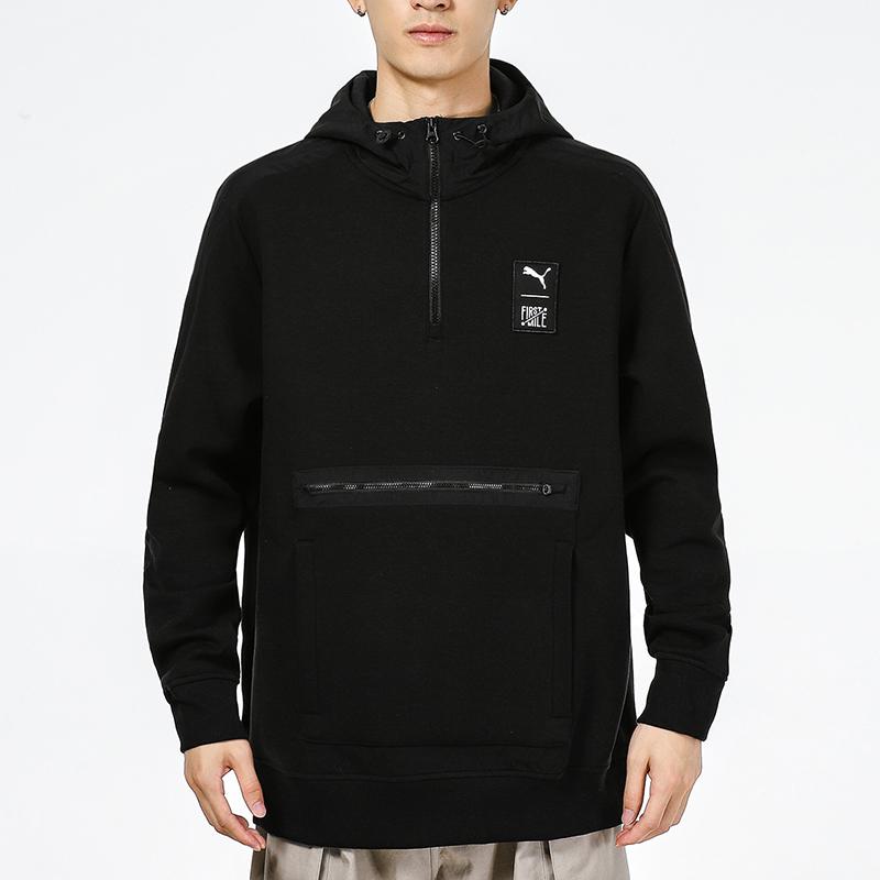 Puma Мужская спортивная толстовка с карманами и сращиванием X Firstmile, черный 532339-01