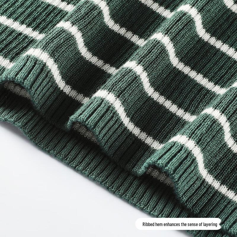 Женский трикотажный топ в ретро-полоску FivePlus