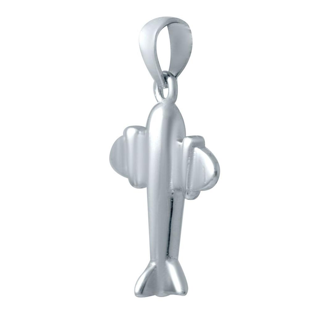 Серебряная подвеска без камней (2036777)
