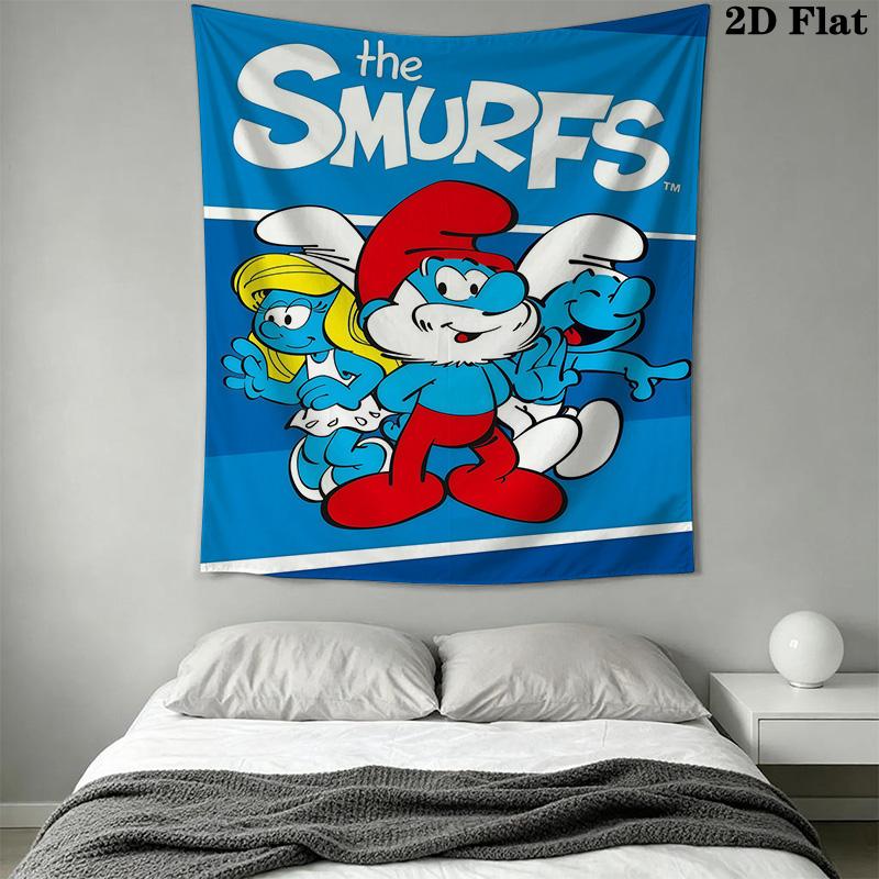Smurfs Blue World Adventure Bedding 1 Duvet Cover 2 Pillowcase Without Core Duvet Cover And Pillowcase Christmas Birthday Gift