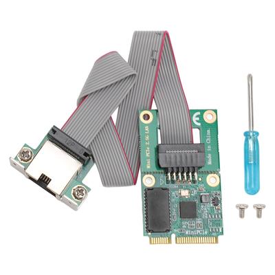 Мини сетевая карта PCIE высокоскоростной стабильный 2.5G беспроводной RJ45 Ethernet адаптер для настольного сервера