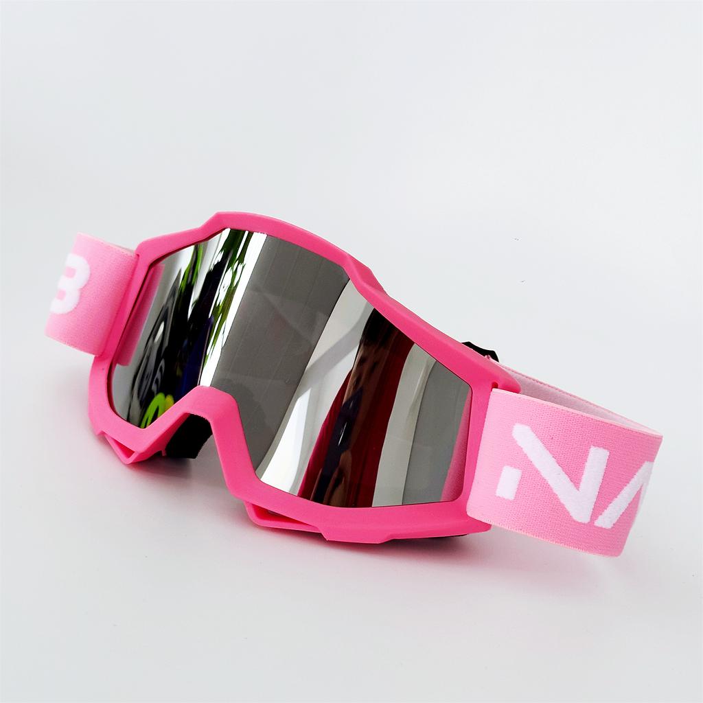 NAFEIB Lightweight Motocross Goggles Windproof Impact-Resistant HD Vision for MTB ATV Off-Road Riding