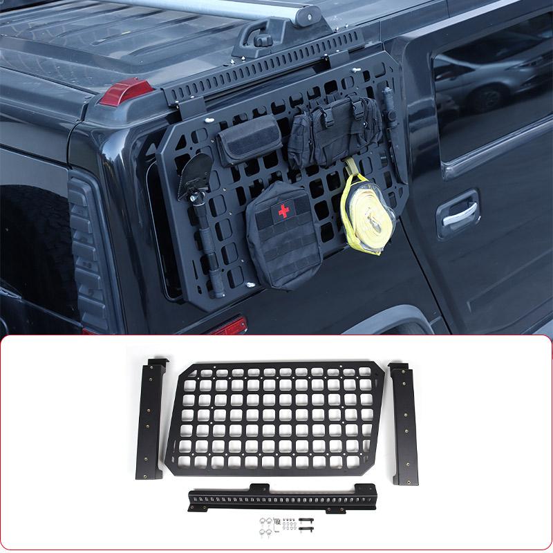 Для Hummer H2 2003-2009 Алюминиевый сплав Автомобильная Задняя Боковая Оконная Защитная Подвесная Сумка Доска Внешние Автомобильные Аксессуары