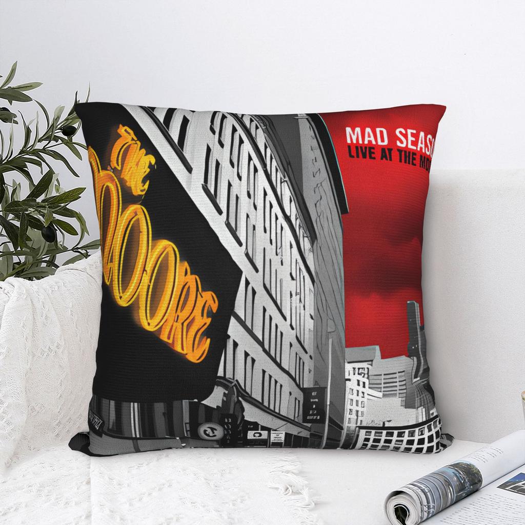Band Mad Season Above Pillow Case Soft Pillow Cover For Living Room Chair Novelty Pillowcases