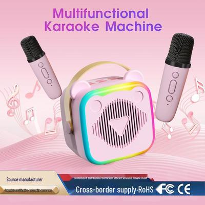 K10 Многофункциональная Bluetooth-караоке-колонка и микрофон - Идеальный подарок для детей для пения (Версия K12)