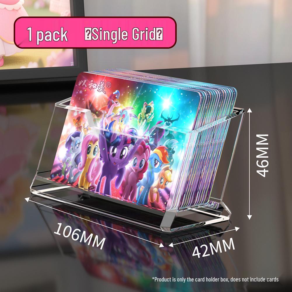 Прозрачный органайзер для хранения карт My Little Pony большой емкости