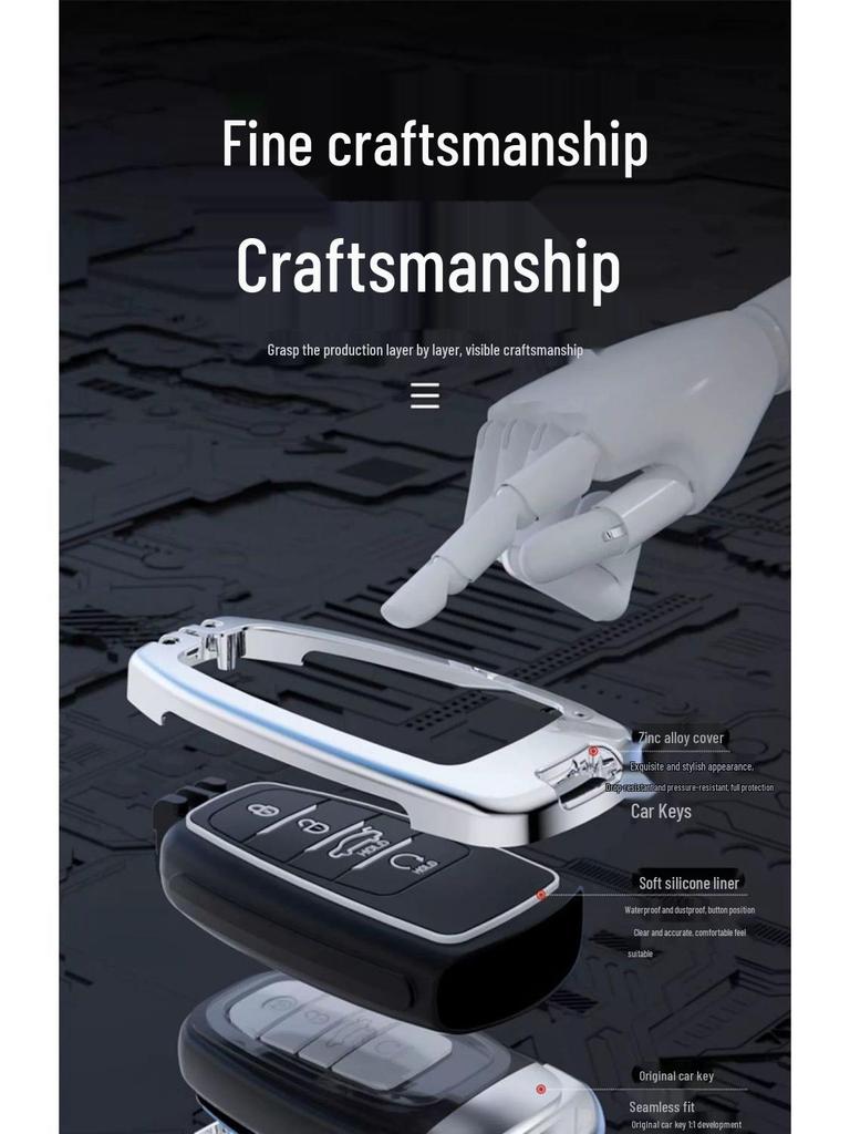 Compatible with older Hongqi HS5 key covers, H9 models, and 2022 Hongqi HS7 high-end car protective covers and buckles.
