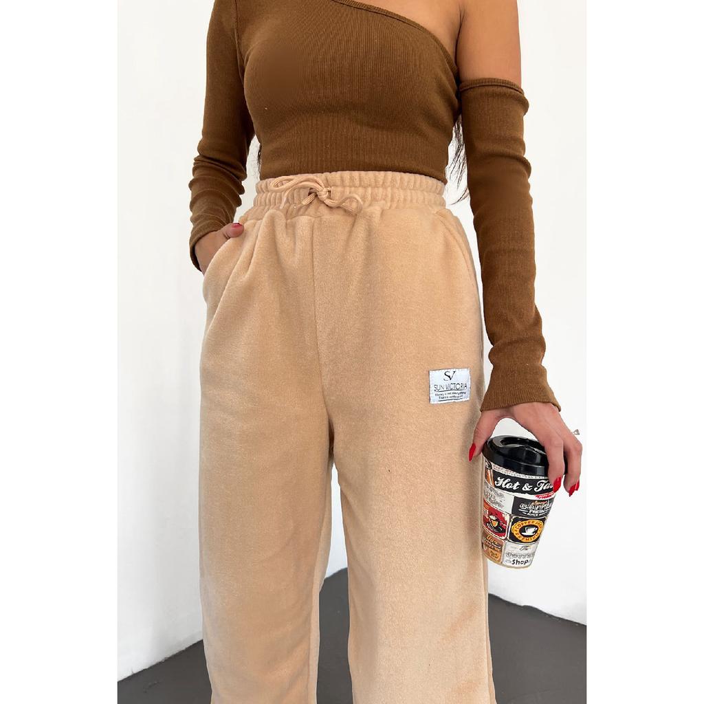 Women's Arrasit Winter Thick Polar Fabric High Waist Jogger Tracksuit Six