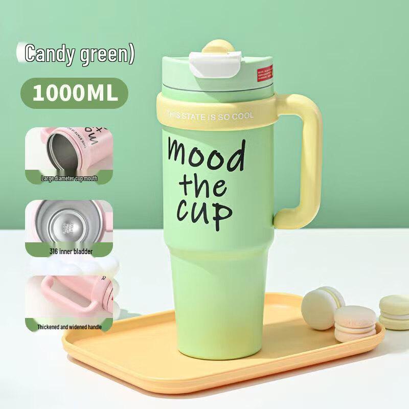 Large Capacity Insulated Straw Tumbler