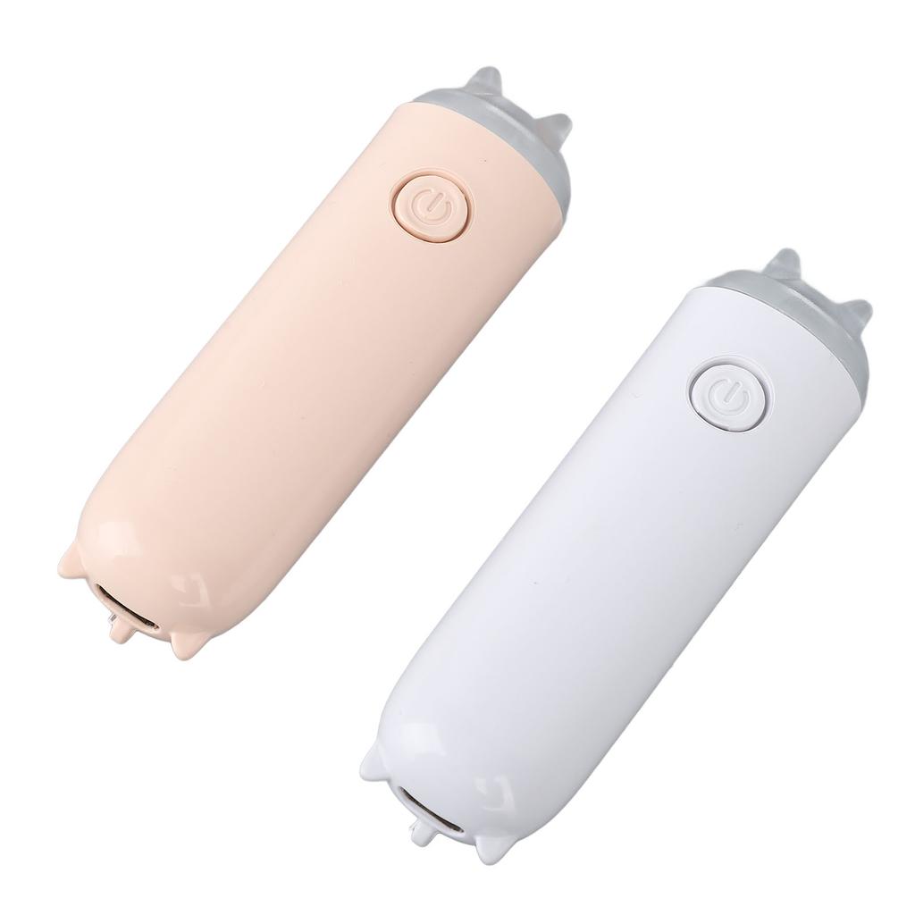 2pcs Portable Nail Curing Lamp USB Rechargeable Handheld Nail Polish Drying Lamp for Home Travel