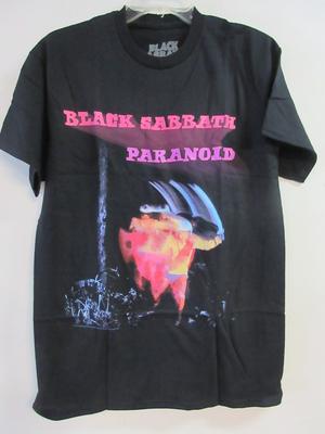 ОФИЦИАЛЬНЫЙ МЕРЧ BLACK SABBATH PARANOID ГРУППА КОНЦЕРТ МУЗЫКА СРЕДНИЙ Унисекс Футболка