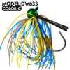 Bearded Lao Lure Bait Anti Hanging Bottom 7g10g14g21g Jig Grass Blocking Lead Head Hook Sea Bass Fake Fish Bait