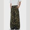 2024 Unisex Camouflage Multi-Pocket Hip-Hop Overalls: Loose-Fit, Straight Casual Pants